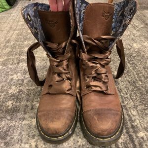 Dr. Martens Brown Amelie mid-calf boot